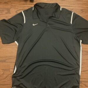 Nike Men's Dark Gray Polo Shirt